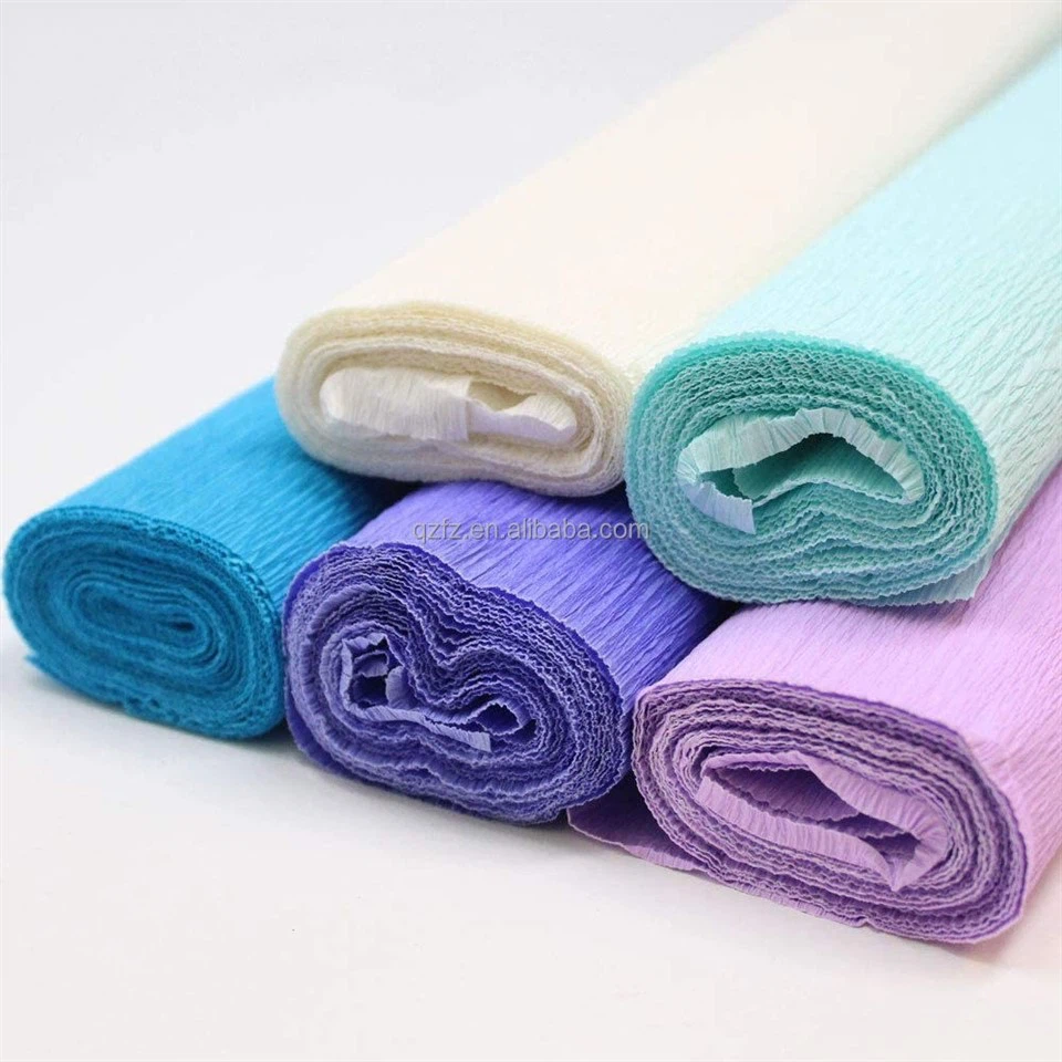 DIY Flower Making Material Wrinkled Crepe Paper
